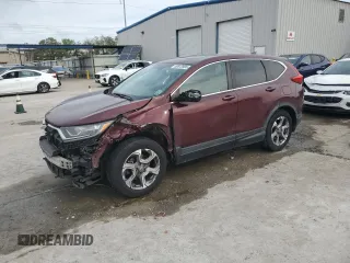 2017 Honda CR-V EX with VIN 7FARW1H58HE029274, listed as a Copart auction lot 50643985 with 143,909 mi miles and Salvage Title. Bid and sale history available at carsss.com. Image 1.