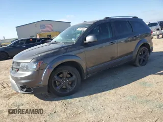 2019 Dodge Journey Crossroad with VIN 3C4PDCGB1KT841164, listed as a Copart auction lot 87814655 with 107,589 mi miles and Salvage Title. Bid and sale history available at DreamBid. Image 1.
