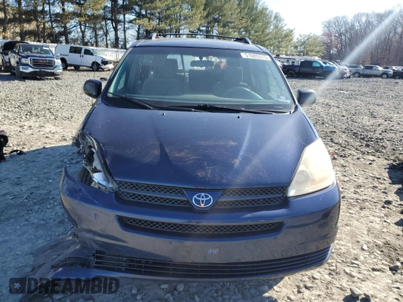 2005 Toyota Sienna CE with VIN 5TDZA23C05S335897, listed as a Copart auction lot 51085315 with 124,858 mi miles and Salvage Title. Bid and sale history available at carsss.com. Image 5.