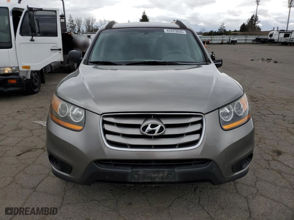 2011 Hyundai Santa Fe GLS with VIN 5XYZG3AB0BG077727, listed as a Copart auction lot 47073035 with 114,296 mi miles and Salvage Title. Bid and sale history available at carsss.com. Image 5.