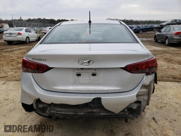 2019 Hyundai Accent SE with VIN 3KPC24A38KE047908, listed as a Copart auction lot 38424723 with 72,642 mi miles. Bid and sale history available at carsss.com. Image 6.