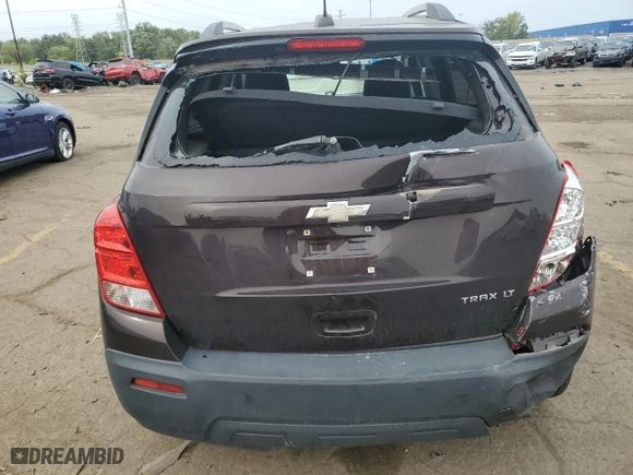 2016 Chevrolet Trax LT with VIN KL7CJLSB4GB644249, listed as a Copart auction lot 49577825 with 93,181 mi miles and Non Repairable. Bid and sale history available at carsss.com. Image 6.