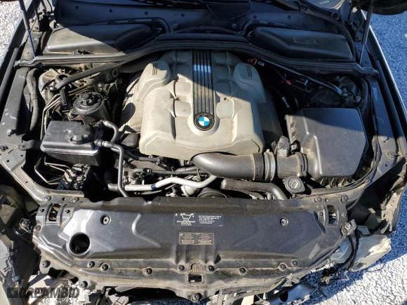 2004 BMW 5 Series 545iA with VIN WBANB33534B108502, listed as a Copart auction lot 49930725 with 158,949 mi miles and Salvage Title. Bid and sale history available at carsss.com. Image 12.