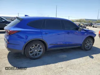 2024 Acura MDX w/A-Spec Package with VIN 5J8YE1H00RL005047, listed as a Copart auction lot 60940675 with 14,032 mi miles and Salvage title. Bid and sale history available at DreamBid. Image 3.