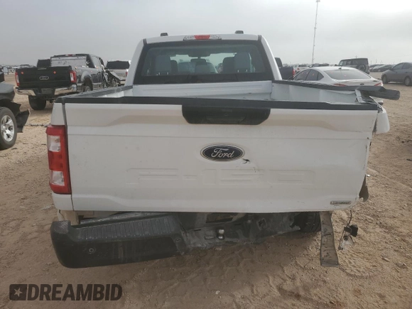 2023 Ford F-150 XL with VIN 1FTEX1CP0PKE02275, listed as a Copart auction lot 43186685 with 50,745 mi miles and Salvage title. Bid and sale history available at DreamBid. Image 6.
