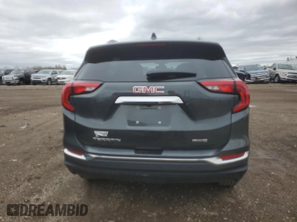 2021 GMC Terrain SLT with VIN 3GKALVEV6ML353109, listed as a Copart auction lot 53830105 with 30,187 mi miles and Salvage title. Bid and sale history available at DreamBid. Image 6.