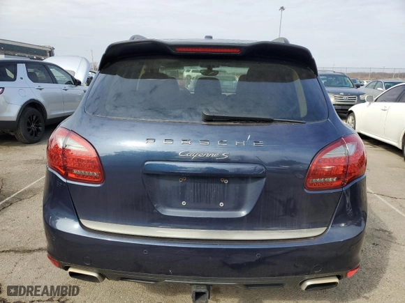 2011 Porsche Cayenne S with VIN WP1AB2A27BLA54325, listed as a Copart auction lot 46693955 with 131,587 mi miles and Salvage Title. Bid and sale history available at carsss.com. Image 6.