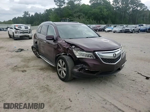 2014 Acura MDX Advance with VIN 5FRYD4H8XEB046967, listed as a Copart auction lot 52093545 with 172,925 mi miles and Salvage title. Bid and sale history available at DreamBid. Image 11.
