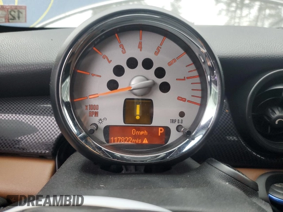 2012 MINI Coupe S z VIN WMWSX3C5XCT465527, wystawiony jako Copart lot #87006534 z przebiegiem 117 822 mil mil oraz Czysty tytuł • Clean title. Historia ofert i sprzedaży dostępna na DreamBid. Obrazek 9.