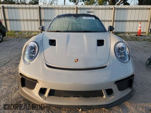 2019 Porsche 911 GT3 RS with VIN WP0AF2A94KS165438, listed as a Copart auction lot 67957454 with 16,191 mi miles and Non Repairable. Bid and sale history available at DreamBid. Image 5.