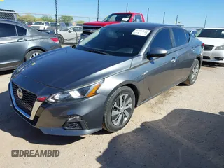2019 Nissan Altima S with VIN 1N4BL4BV6KC145180, listed as a IAAI auction lot 42021255 with 122,592 mi miles and . Bid and sale history available at carsss.com. Image 2.