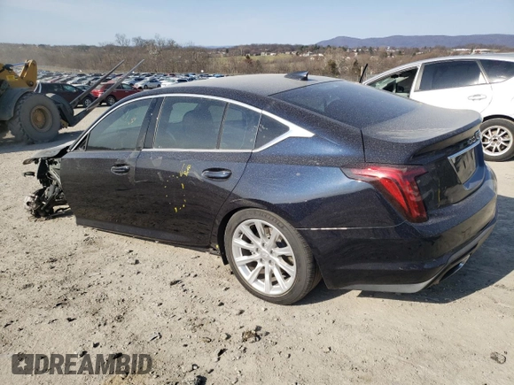 2021 Cadillac CT5 Luxury с VIN 1G6DM5RK5M0117413, выставлен на аукционе Copart как лот 48208495 с пробегом 91 442 миль миль и Списание • Salvage title. История ставок и продаж доступна на DreamBid. Изображение 2.