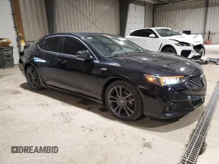 2018 Acura TLX w/A-SPEC Pkg with VIN 19UUB3F66JA000610, listed as a Copart auction lot 52499785 with 79,719 mi miles and Salvage Title. Bid and sale history available at carsss.com. Image 4.
