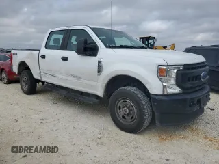 2021 Ford Super Duty F-250 SRW XL with VIN 1FT7W2B67MEC08881, listed as a Copart auction lot 79663304 with 60,528 mi miles and Salvage Title. Bid and sale history available at carsss.com. Image 4.