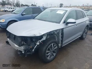 2022 Audi Q5 S line Premium Plus with VIN WA1EAAFY4N2114420, listed as a IAAI auction lot 41573126 with NaN miles. Bid and sale history available at carsss.com. Image 22.
