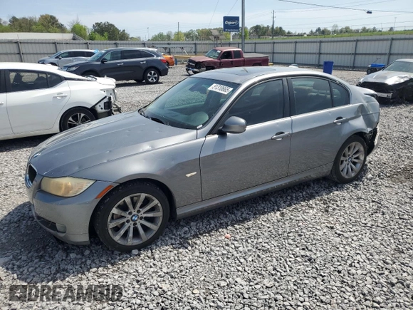 2011 BMW 3 Series 328i with VIN WBAPH7C52BE850433, listed as a Copart auction lot 51310665 with 245,317 mi miles and Salvage Title. Bid and sale history available at carsss.com. Image 1.