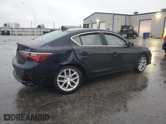 2021 Acura ILX with VIN 19UDE2F33MA004402, listed as a Copart auction lot 42708665 with 37,128 mi miles and Salvage title. Bid and sale history available at DreamBid. Image 3.