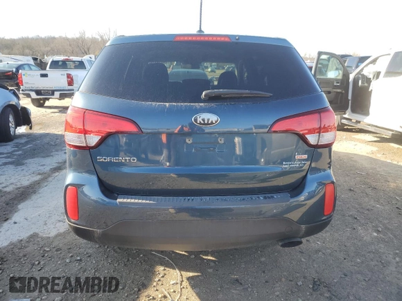 2014 Kia Sorento LX with VIN 5XYKT3A67EG430100, listed as a Copart auction lot 49814745 with 146,158 mi miles and Salvage Title. Bid and sale history available at carsss.com. Image 6.