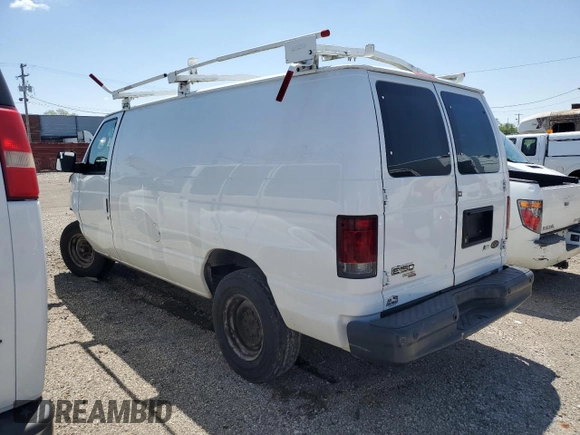2013 Ford Econoline Cargo Commercial with VIN 1FTNE1EW2DDA49421, listed as a Copart auction lot 52393795 with 207,703 mi miles and Salvage title. Bid and sale history available at DreamBid. Image 2.