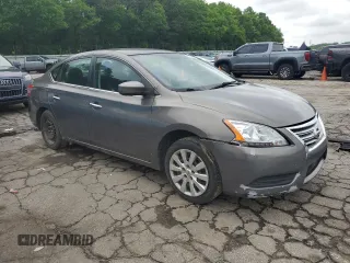 2015 Nissan Sentra SV with VIN 3N1AB7AP8FL635128, listed as a Copart auction lot 53546145 with 203,270 mi miles and Salvage Title. Bid and sale history available at DreamBid. Image 4.