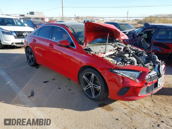 2019 Mercedes-Benz A 220 with VIN WDD3G4EB0KW026615, listed as a IAAI auction lot 41108913 with Not Provided miles and . Bid and sale history available at DreamBid. Image 13.