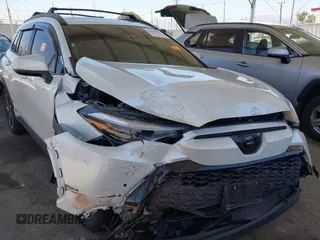 2023 Toyota Corolla Cross Hybrid S with VIN 7MUFBABG1PV003149, listed as a IAAI auction lot 42643400 with 109,657 mi miles and . Bid and sale history available at DreamBid. Image 6.
