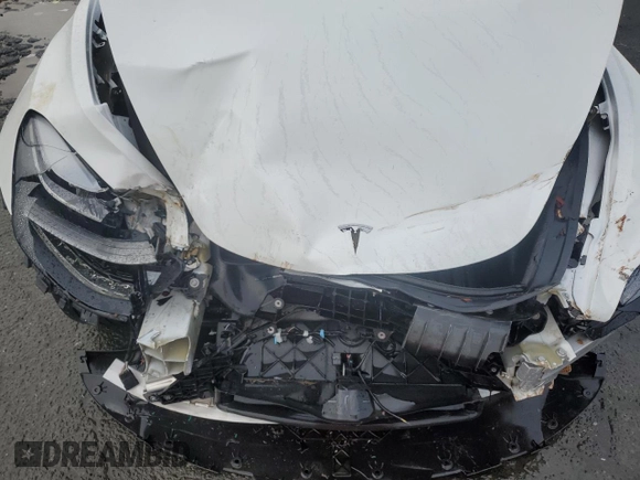 2023 Tesla Model 3 with VIN 5YJ3E1EAXPF544233, listed as a Copart auction lot 44790245 with 32,098 mi miles and Salvage title. Bid and sale history available at DreamBid. Image 12.
