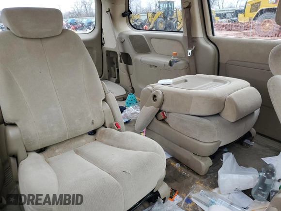 2007 Kia Sedona EX with VIN KNDMB233876188514, listed as a Copart auction lot 47544355 with 236,761 mi miles and Salvage Title. Bid and sale history available at DreamBid. Image 11.