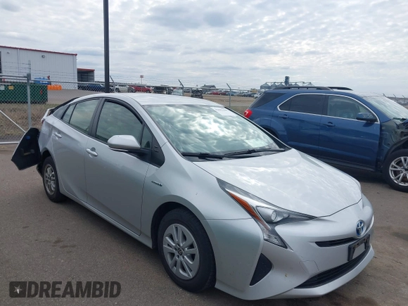 2016 Toyota Prius Two with VIN JTDKBRFU8G3502202, listed as a IAAI auction lot 42081688 with 91,128 mi miles and . Bid and sale history available at DreamBid. Image 1.
