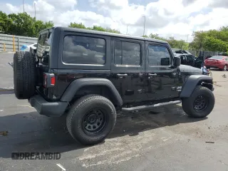 2018 Jeep Wrangler Unlimited Sport S с VIN 1C4HJXDN1JW324720, выставлен на аукционе Copart как лот 64615085 с пробегом 57 434 миль миль и Чистый • Clean title. История ставок и продаж доступна на DreamBid. Изображение 3.