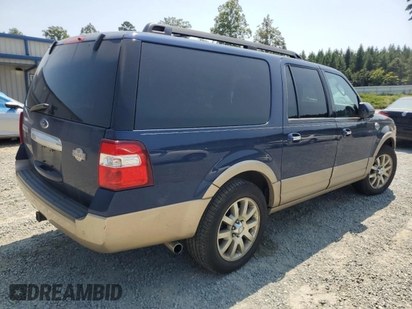 2011 Ford Expedition EL XLT with VIN 1FMJK1J58BEF34329, listed as a Copart auction lot 69399474 with 217,582 mi miles and Salvage Title. Bid and sale history available at carsss.com. Image 3.