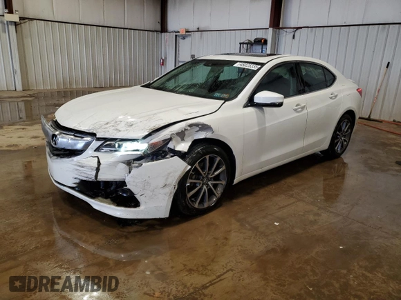 2017 Acura TLX V6 w/Technology Pkg with VIN 19UUB2F55HA003039, listed as a Copart auction lot 48025335 with 52,939 mi miles and Salvage Title. Bid and sale history available at carsss.com. Image 1.