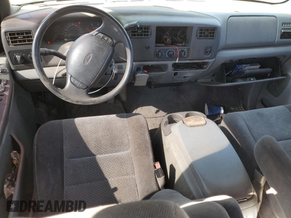 2002 Ford F-250 XL with VIN 3FTNW20F92MA15309, listed as a Copart auction lot 43750155 with 233,290 mi miles and Salvage Title. Bid and sale history available at DreamBid. Image 8.