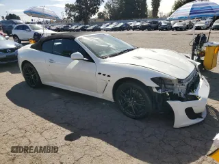 2015 Maserati GranTurismo Convertible Sport with VIN ZAM45VMA1F0140484, listed as a Copart auction lot 47405715 with 63,465 mi miles and Salvage Title. Bid and sale history available at carsss.com. Image 4.