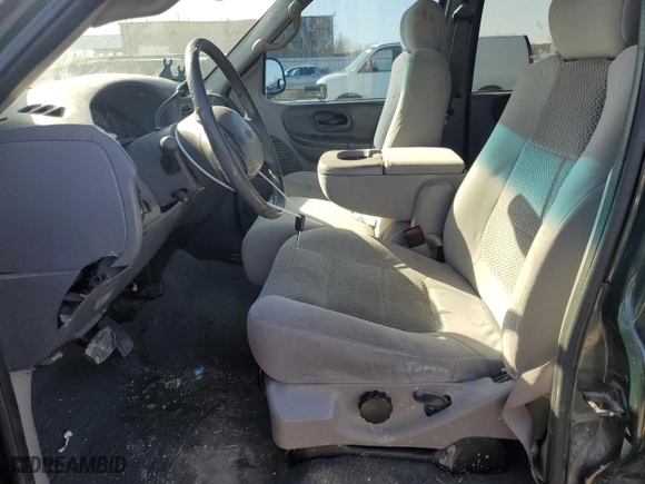 2001 Ford F-150 SuperCrew XLT with VIN 1FTRW08L61KA05388, listed as a Copart auction lot 45668035 with 0 mi miles and Salvage Title. Bid and sale history available at carsss.com. Image 7.