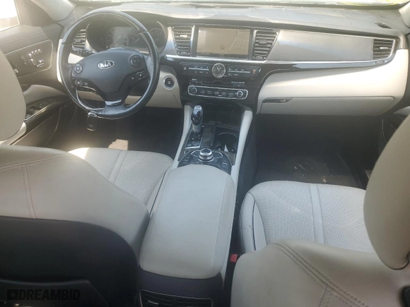 2015 Kia K900 Luxury with VIN KNALW4D48F6019608, listed as a Copart auction lot 61277354 with 94,038 mi miles and Salvage Title. Bid and sale history available at carsss.com. Image 8.