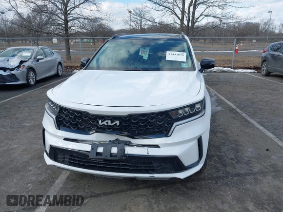 2023 Kia Sorento S with VIN 5XYRL4LCXPG249082, listed as a IAAI auction lot 41442876 with 13,701 mi miles and . Bid and sale history available at DreamBid. Image 12.