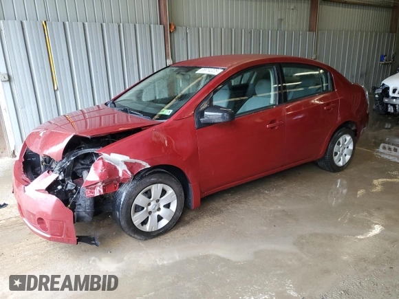 2008 Nissan Sentra S with VIN 3N1AB61E48L620251, listed as a Copart auction lot 58914325 with 156,859 mi miles and Salvage title. Bid and sale history available at DreamBid. Image 1.