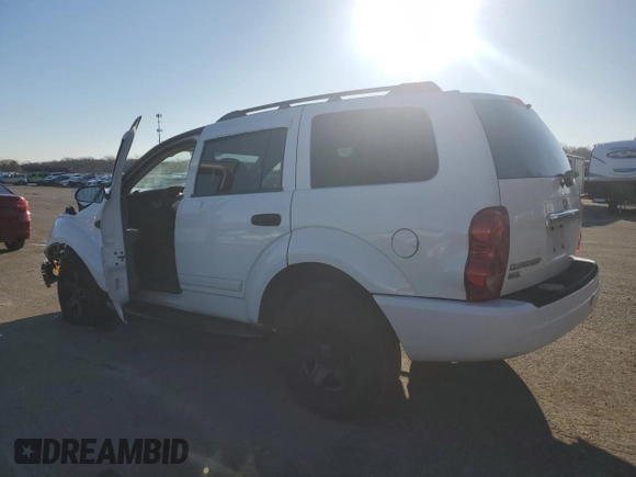 2005 Dodge Durango SLT with VIN 1D4HB48DX5F529653, listed as a Copart auction lot 44368905 with 136,743 mi miles and Salvage title. Bid and sale history available at DreamBid. Image 2.