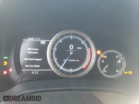 2022 Lexus RX 350 F Sport с VIN 2T2SZMDA7NC351733, выставлен на аукционе Copart как лот 80992244 с пробегом 46 938 миль миль и Списание • Salvage title. История ставок и продаж доступна на DreamBid. Изображение 9.