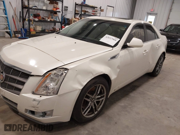 2008 Cadillac CTS AWD w/1SB with VIN 1G6DT57V880142764, listed as a IAAI auction lot 42037968 with 141,208 mi miles. Bid and sale history available at carsss.com. Image 6.