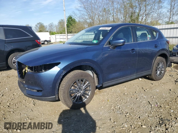 2018 Mazda CX-5 Sport with VIN JM3KFBBM6J0408756, listed as a Copart auction lot 53086205 with 98,906 mi miles and Salvage Title. Bid and sale history available at carsss.com. Image 1.