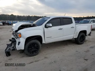 2016 GMC Canyon 4WD SLT with VIN 1GTG6DE36G1265890, listed as a Copart auction lot 46165065 with 144,935 mi miles and Salvage Title. Bid and sale history available at carsss.com. Image 1.