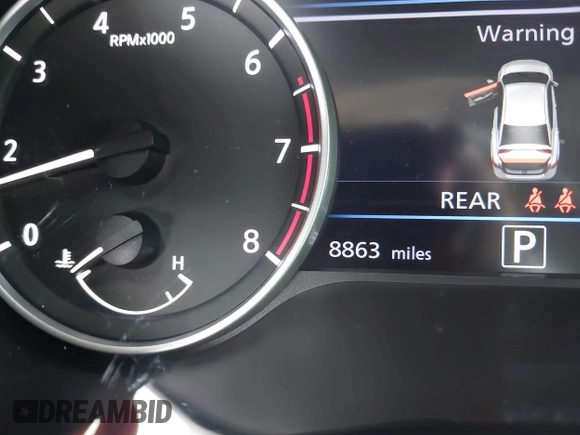 2024 Nissan Sentra SV with VIN 3N1AB8CV8RY320967, listed as a IAAI auction lot 42088012 with 8,863 mi miles and . Bid and sale history available at DreamBid. Image 16.