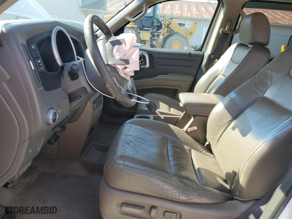 2008 Honda Ridgeline RTL with VIN 2HJYK16508H507621, listed as a Copart auction lot 52297925 with 201,558 mi miles and Salvage Title. Bid and sale history available at carsss.com. Image 7.
