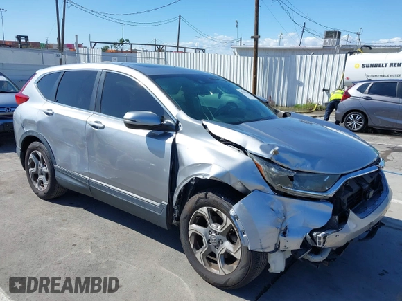 2018 Honda CR-V EX-L with VIN 2HKRW1H86JH503753, listed as a IAAI auction lot 41949486 with 89,767 mi miles. Bid and sale history available at carsss.com. Image 1.