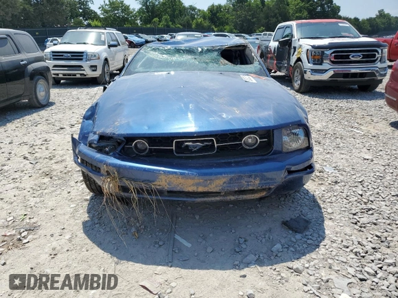 2007 Ford Mustang Deluxe with VIN 1ZVFT80N475229920, listed as a Copart auction lot 62082225 with 169,130 mi miles and Salvage title. Bid and sale history available at DreamBid. Image 5.