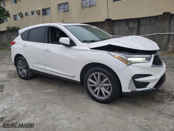 2021 Acura RDX w/Technology Package with VIN 5J8TC1H56ML008166, listed as a Copart auction lot 42165995 with 41,268 mi miles and Salvage Title. Bid and sale history available at carsss.com. Image 4.