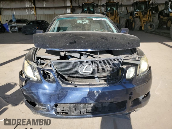 2007 Lexus GS 350 with VIN JTHBE96S870027236, listed as a Copart auction lot 69123714 with 206,250 mi miles and Salvage Title. Bid and sale history available at carsss.com. Image 5.