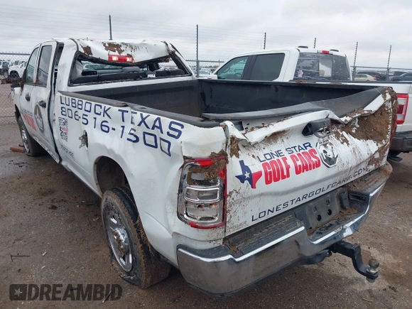 2024 Ram 2500 Tradesman with VIN 3C6UR5HJ4RG188121, listed as a IAAI auction lot 42189987 with 45,674 mi miles and . Bid and sale history available at DreamBid. Image 6.